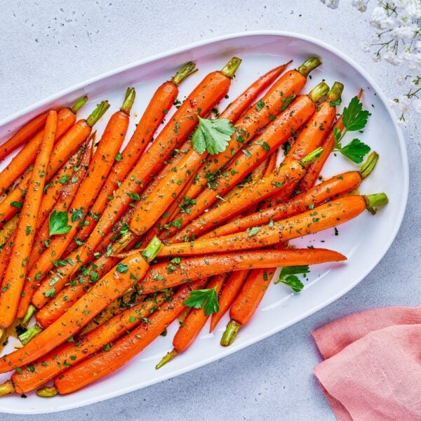 Carottes glacées au bourbon