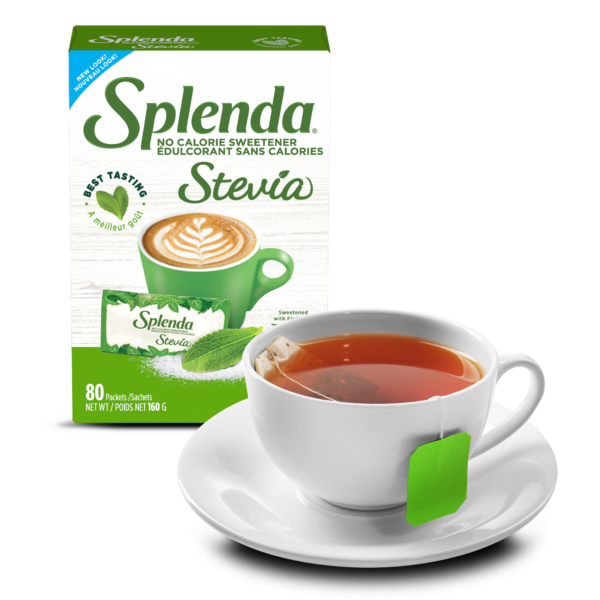 Paquets d’édulcorant Splenda Stevia