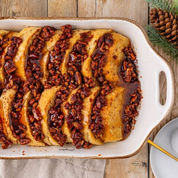 Praline Pecan French Toast Bake