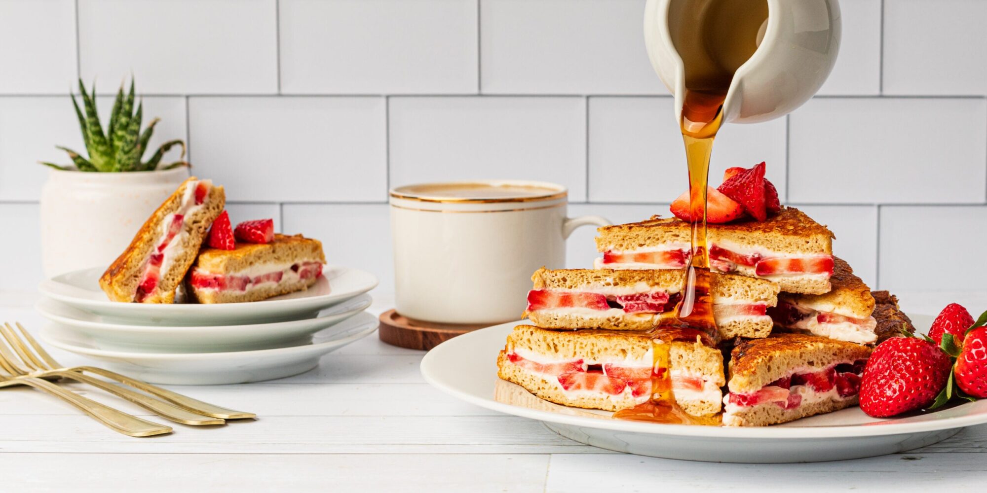 Strawberry Stuffed French Toast