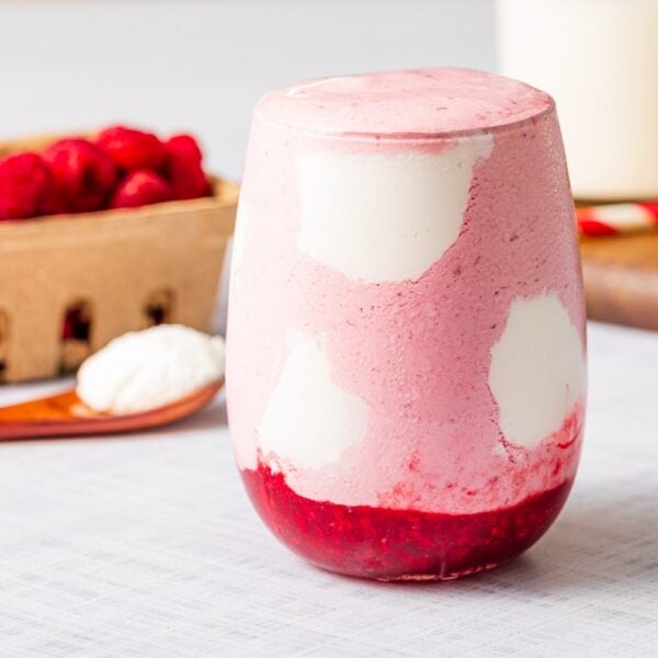 Smoothie protéiné nuage rose