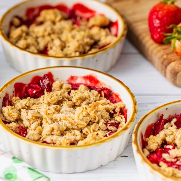 Croustillant estival aux fraises