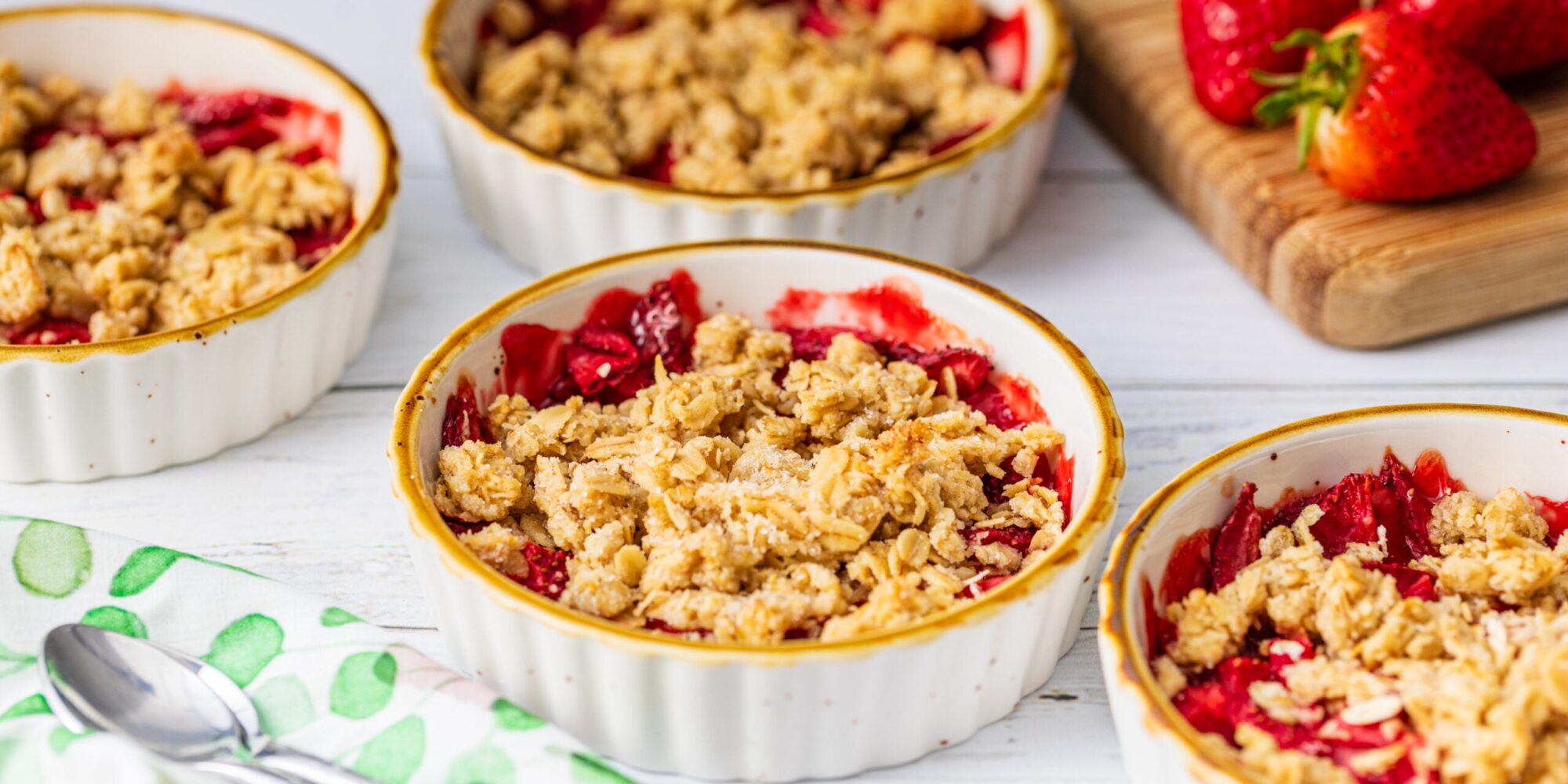 Summer Strawberry Crisp