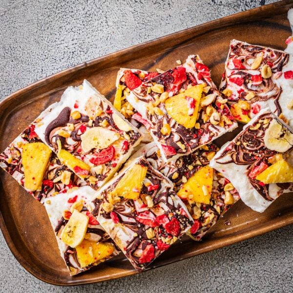 Écorce de yogourt glacé Banana Split