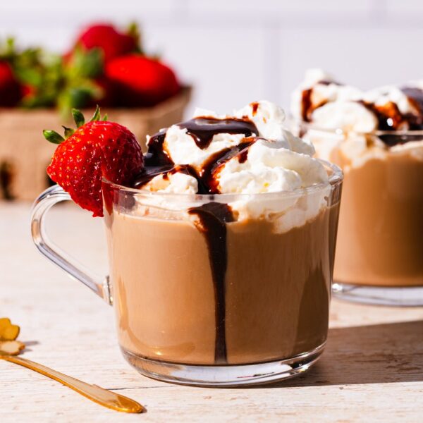 Moka fraise enrobé de chocolat