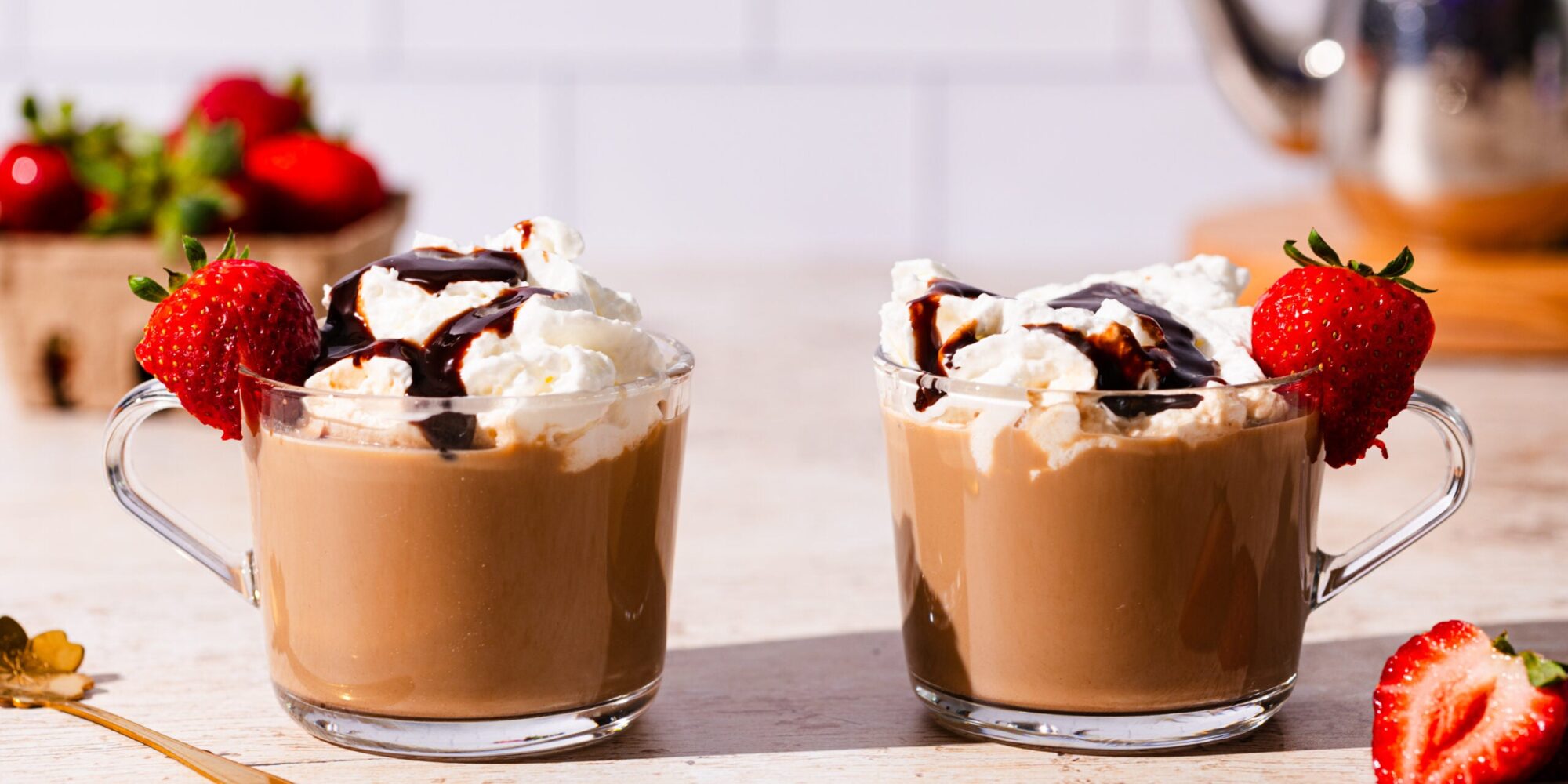 Moka fraise enrobé de chocolat