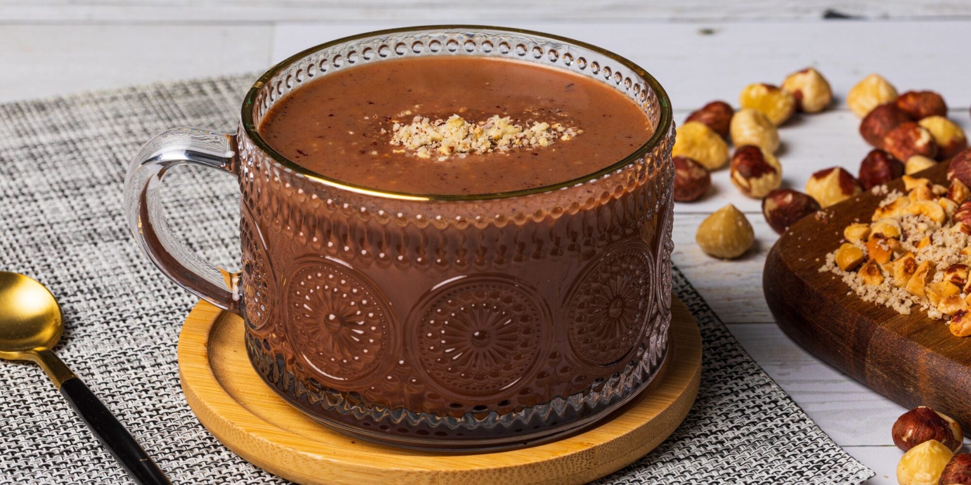 Chocolat chaud aux noisettes