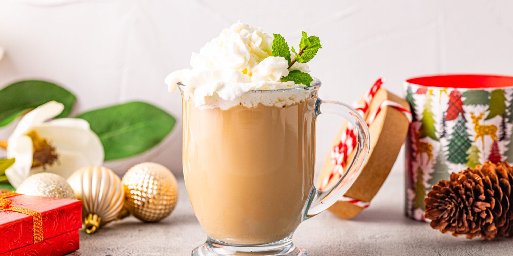 Moka à la menthe poivrée
