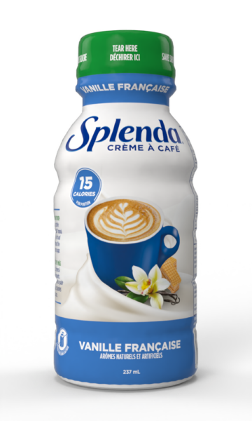 Bouteille de crème à café à la vanille française Splenda - Français