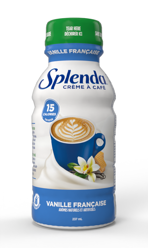 Bouteille de crème à café à la vanille française Splenda - Français