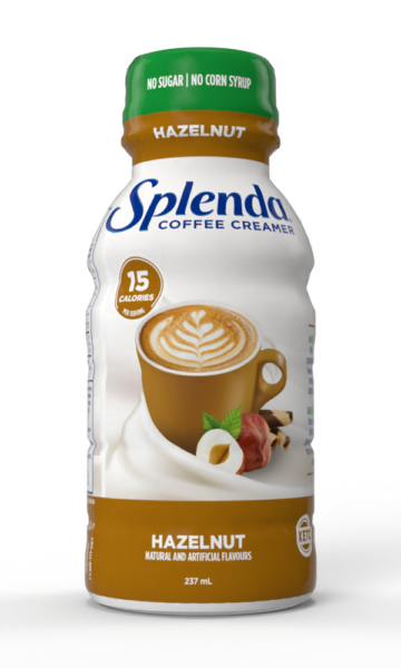 Splenda Crémier à café noisette Bouteille - Façade