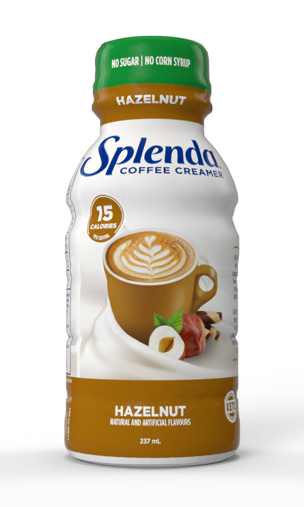 Splenda Crémier à café noisette Bouteille - Façade