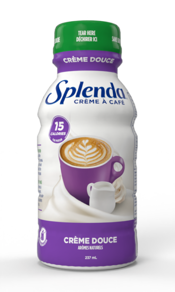 Bouteille de crème à café à la crème sucrée de Splenda - Français