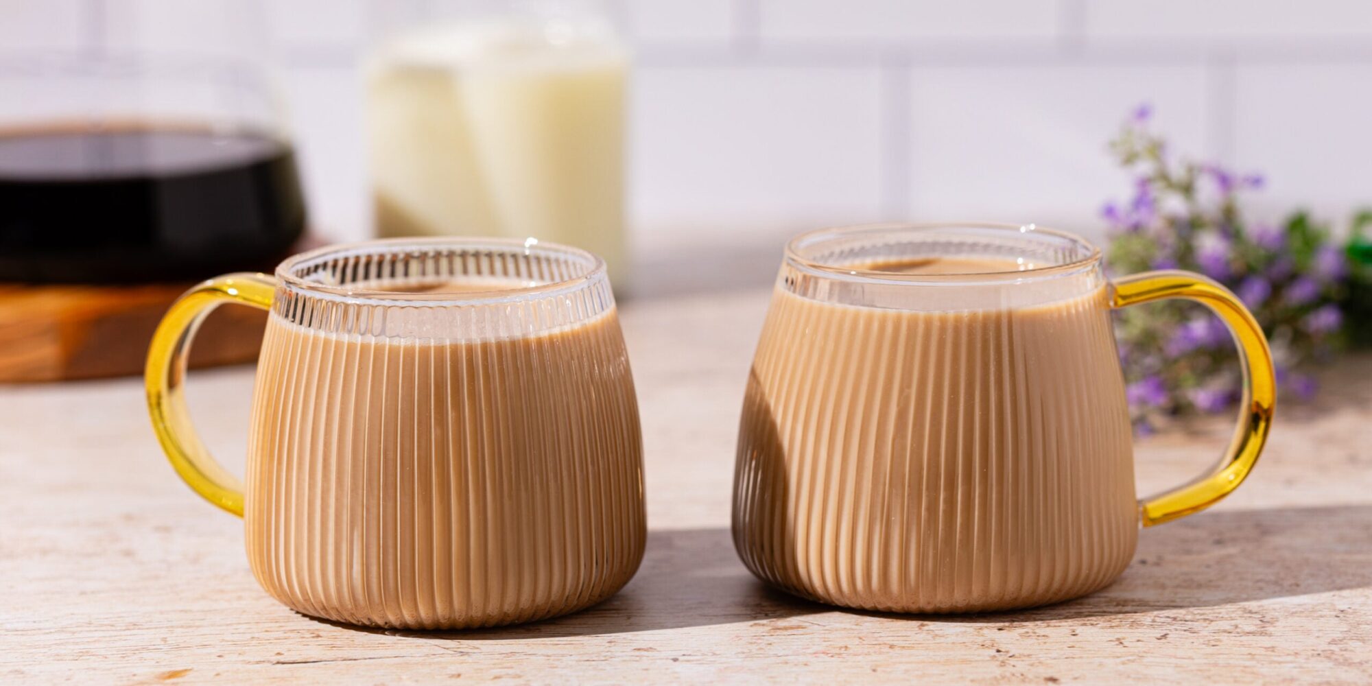 Latte vapeur lavande vanille