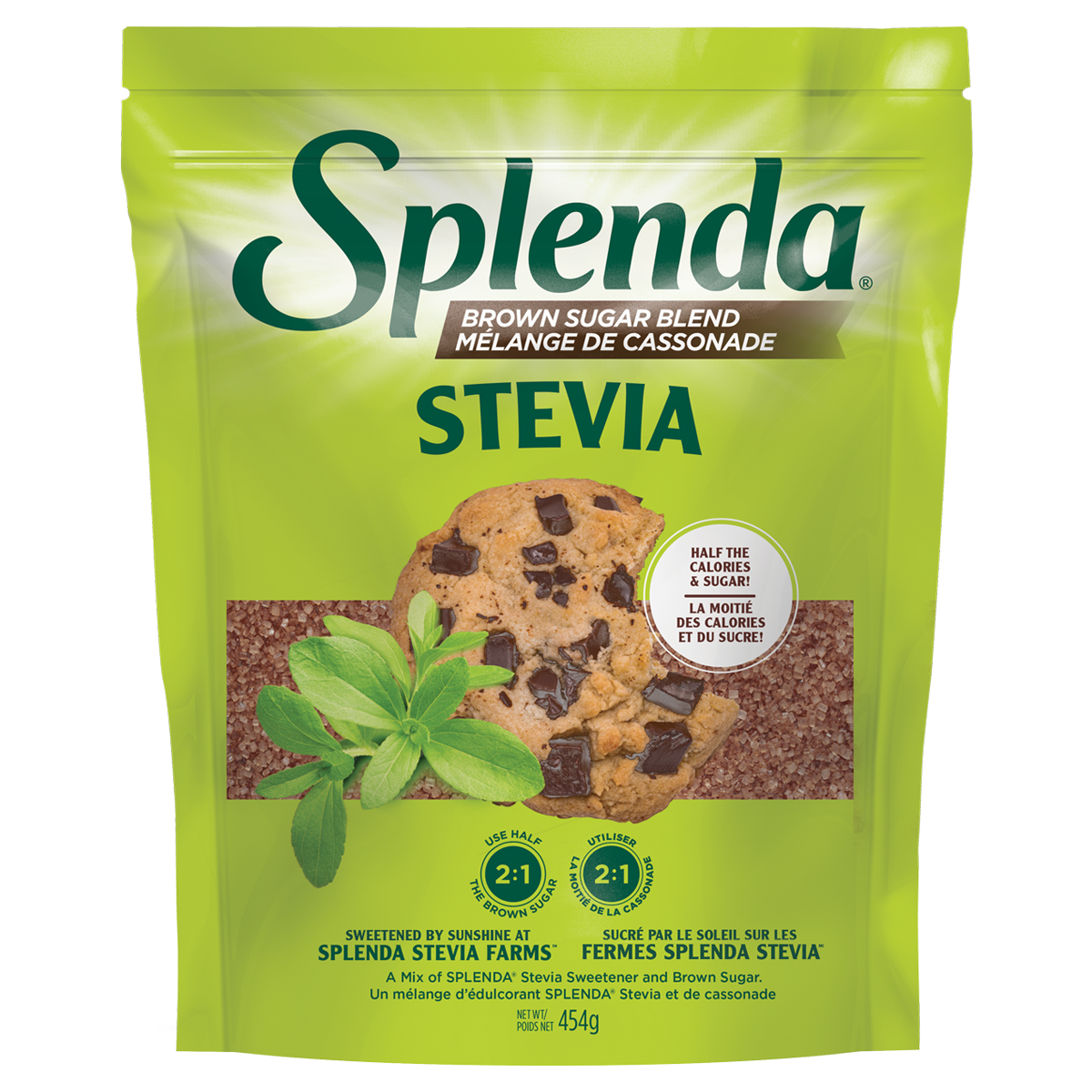 Splenda Stevia Brown Sugar Blend pouch front